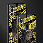 caution glass case for vivo v15 image-2