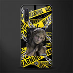 caution glass case for samsung galaxy note 10 image