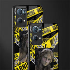 caution glass case for oppo reno7 pro 5g image-2
