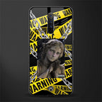 caution glass case for realme x2 pro image