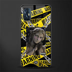 caution glass case for vivo v17 image