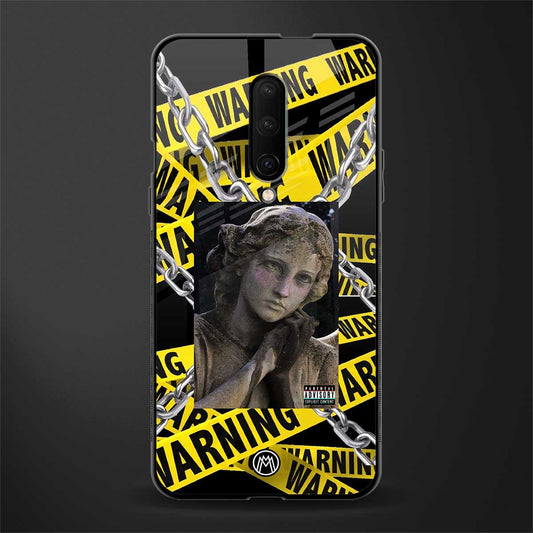 caution glass case for oneplus 7 pro image