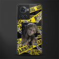 caution back phone cover | glass case for oneplus 10r 5g