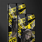 caution glass case for oneplus 8 pro image-2