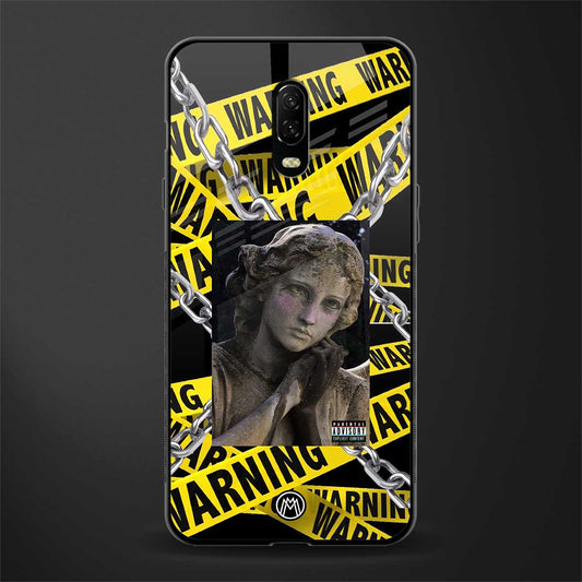 caution glass case for oneplus 6t image