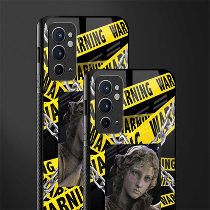 caution glass case for oneplus 9rt image-2