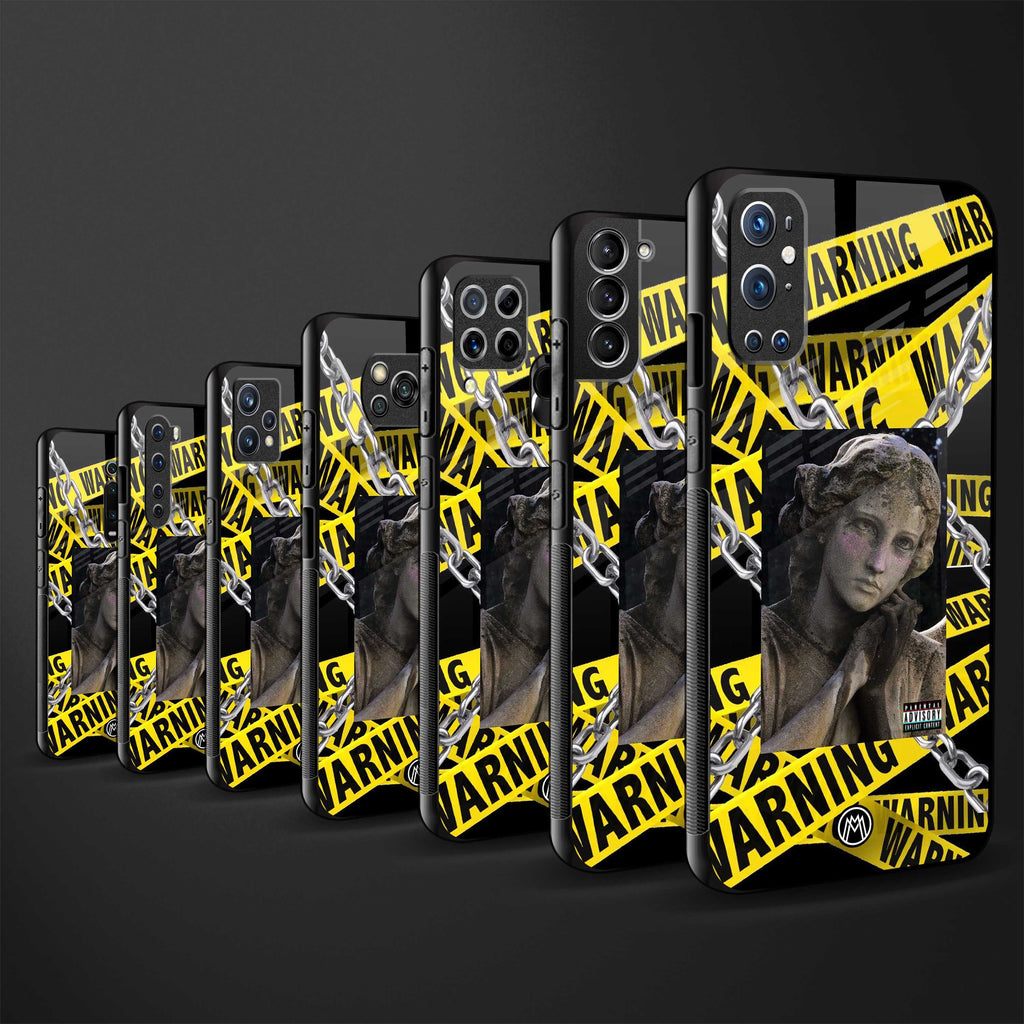 caution glass case for vivo x70 pro plus image-3