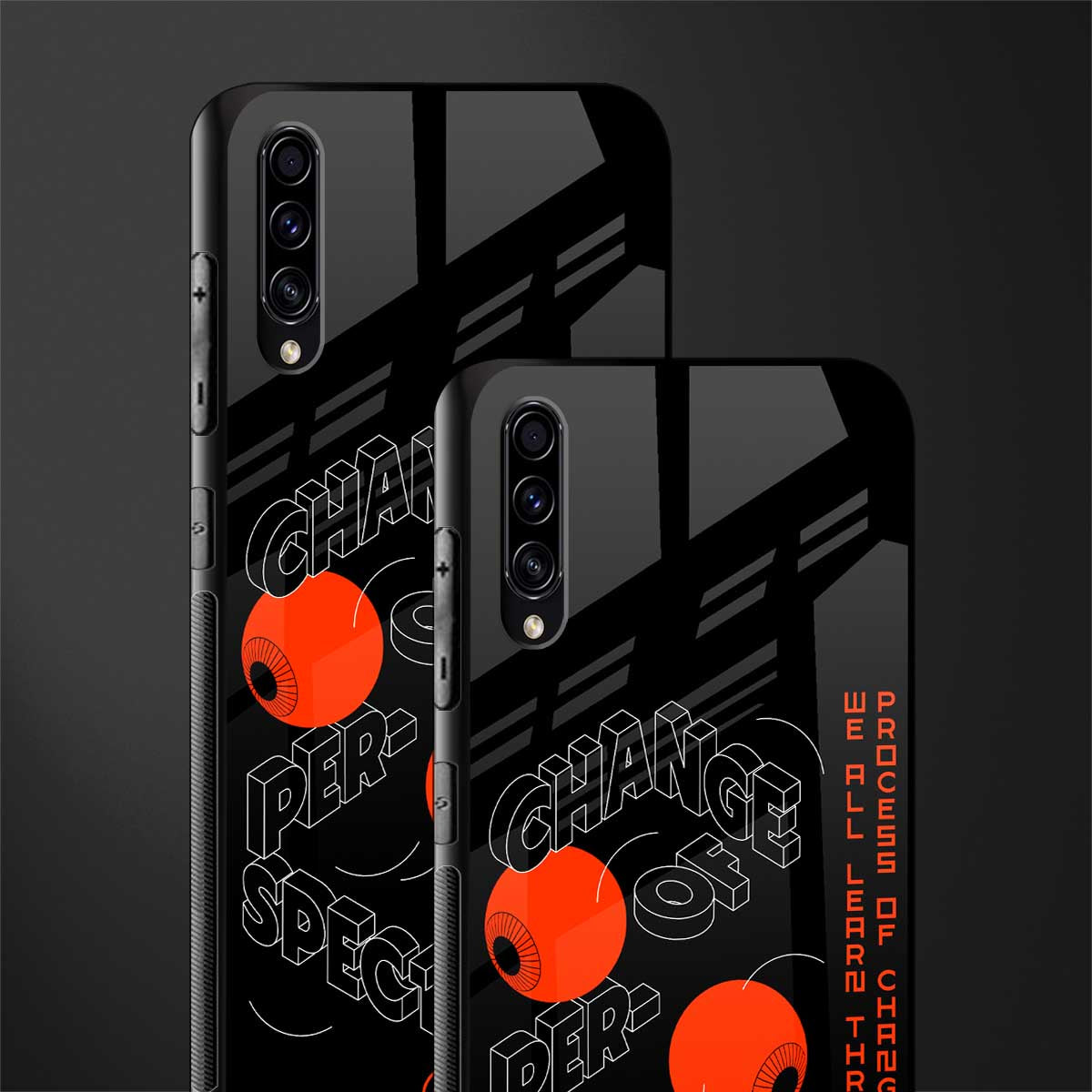 change of perspective glass case for samsung galaxy a70s image-2