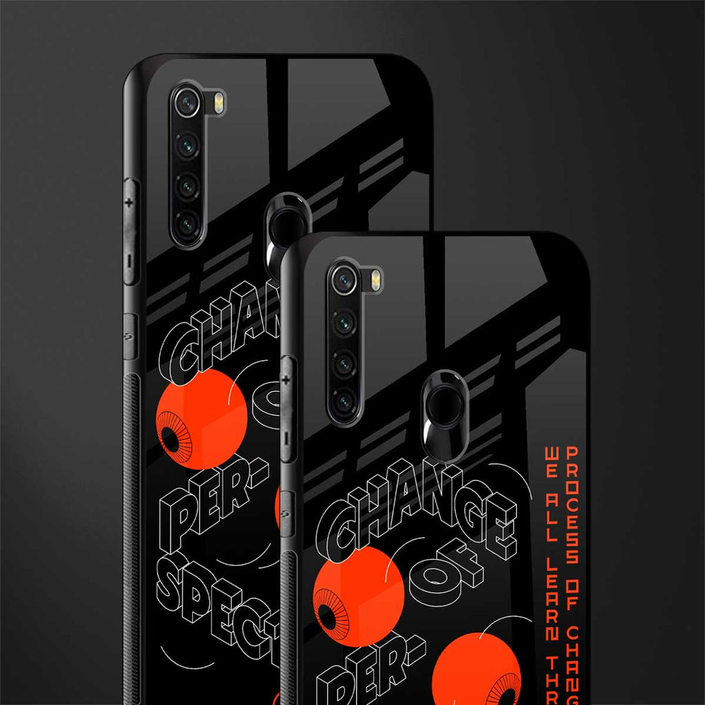 change of perspective glass case for redmi note 8 image-2