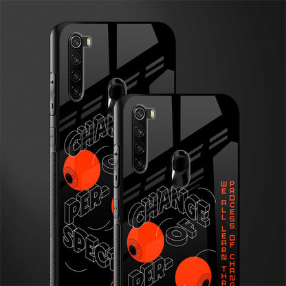 change of perspective glass case for redmi note 8 image-2