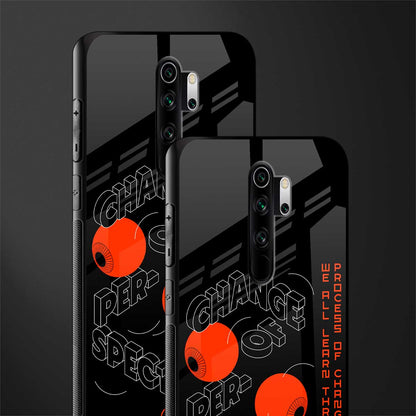 change of perspective glass case for redmi note 8 pro image-2