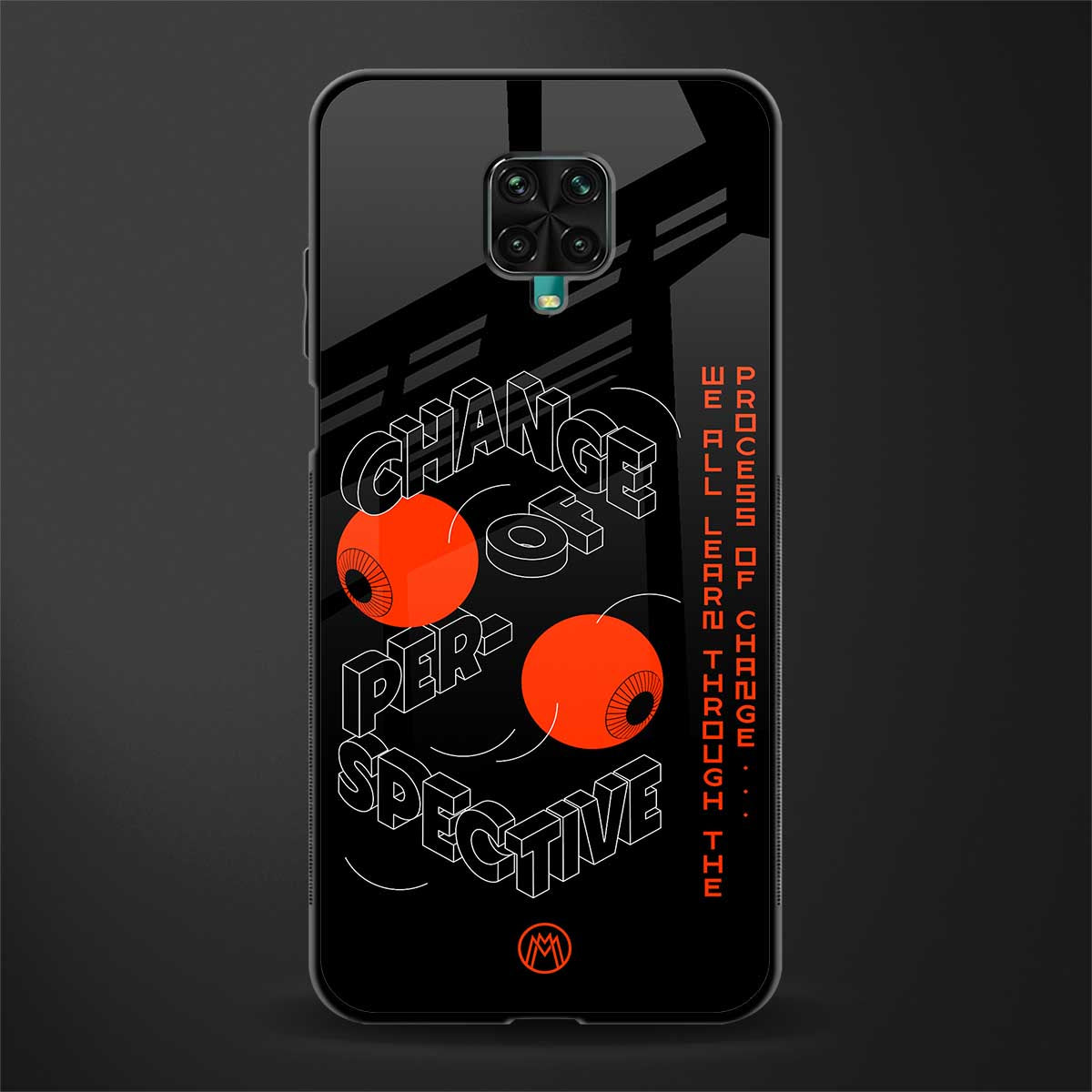 change of perspective glass case for redmi note 9 pro image