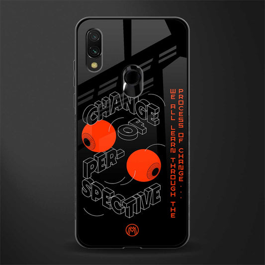 change of perspective glass case for redmi note 7 pro image
