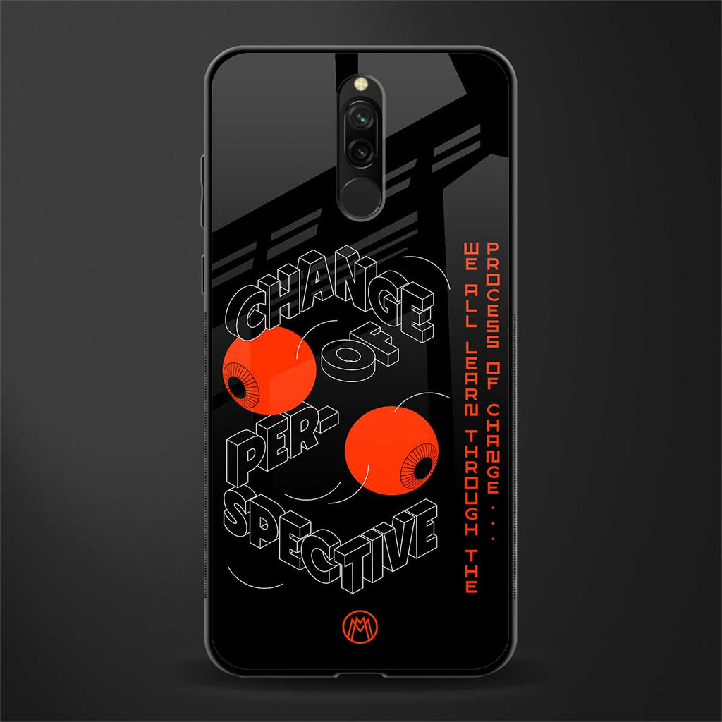change of perspective glass case for redmi 8 image