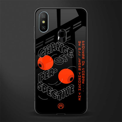 change of perspective glass case for redmi 6 pro image
