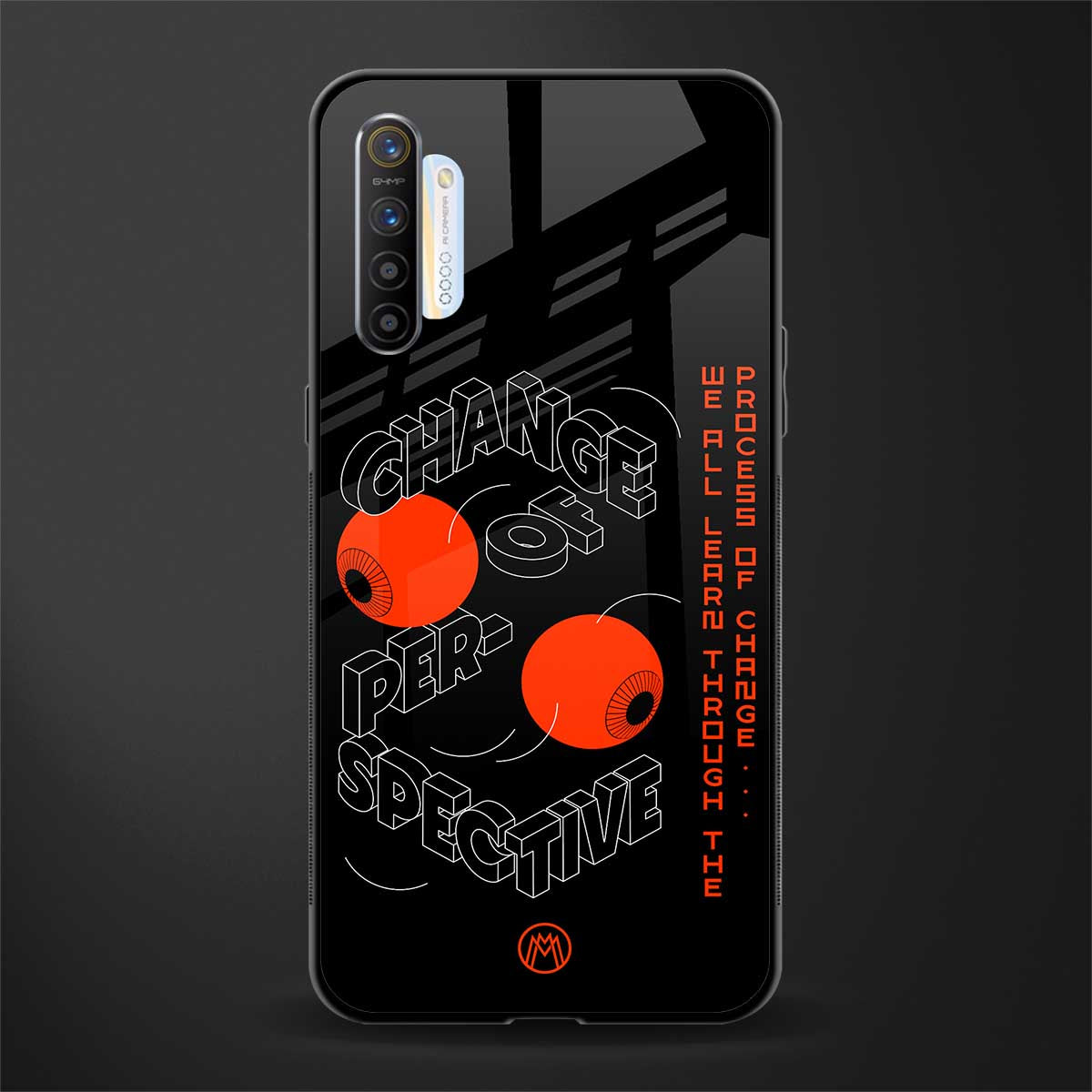 change of perspective glass case for realme xt image