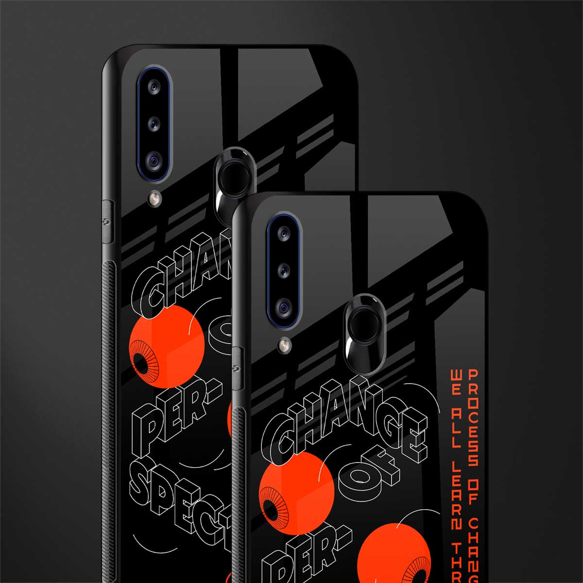 change of perspective glass case for samsung galaxy a20s image-2