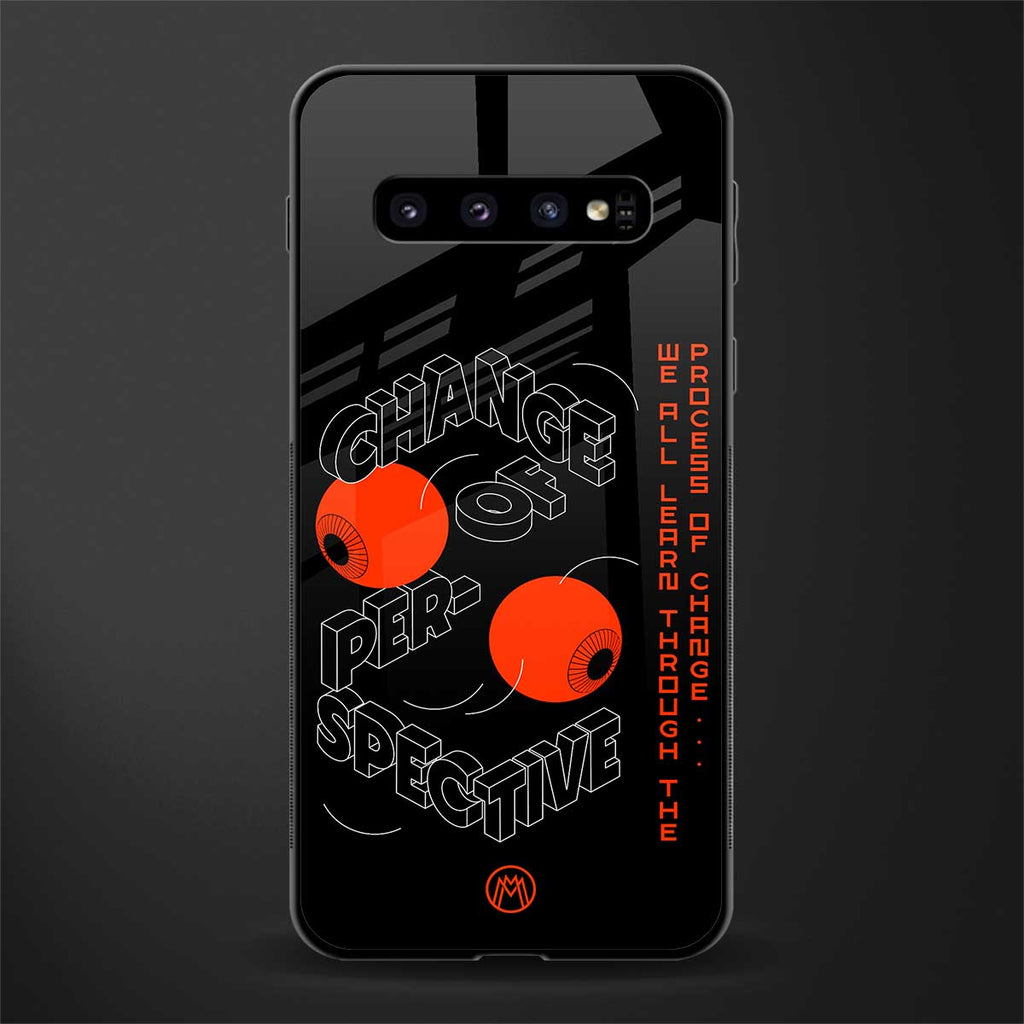 change of perspective glass case for samsung galaxy s10 plus image