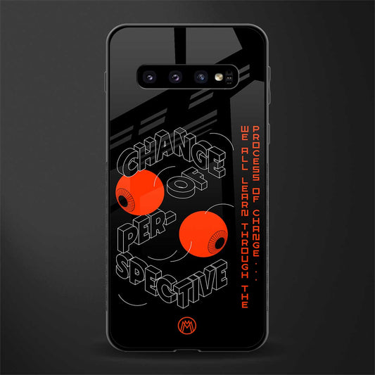 change of perspective glass case for samsung galaxy s10 plus image