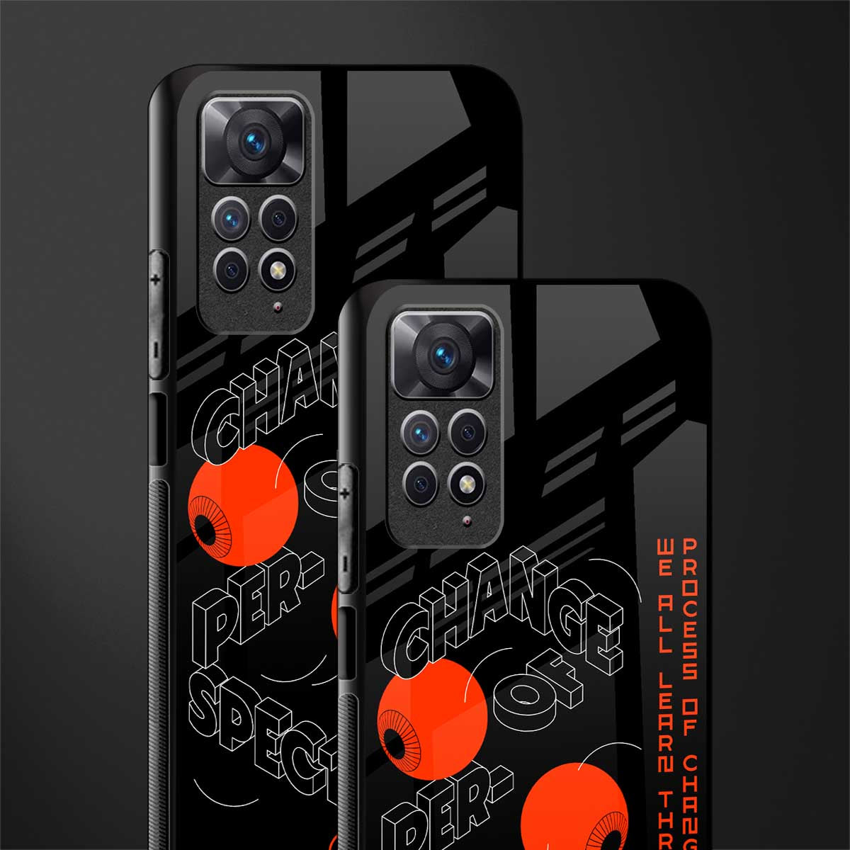 change of perspective glass case for redmi note 11 pro image-2