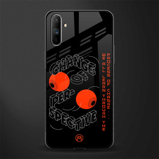 change of perspective glass case for realme c3