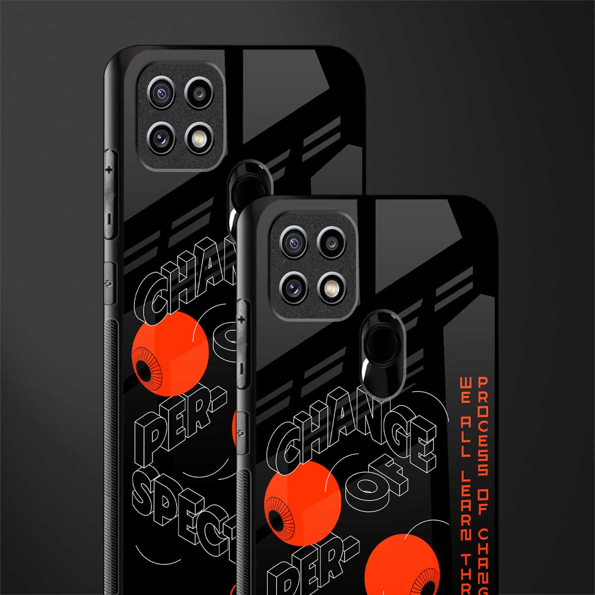 change of perspective glass case for oppo a15s image-2