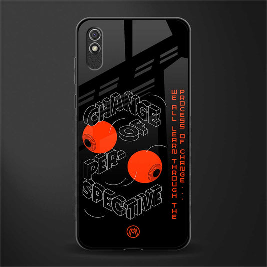 change of perspective glass case for redmi 9i image