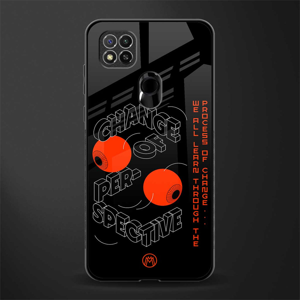 change of perspective glass case for redmi 9 image
