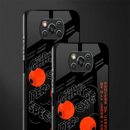 change of perspective glass case for poco x3 pro image-2