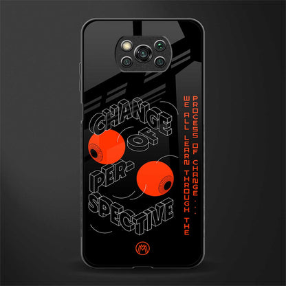 change of perspective glass case for poco x3 pro image