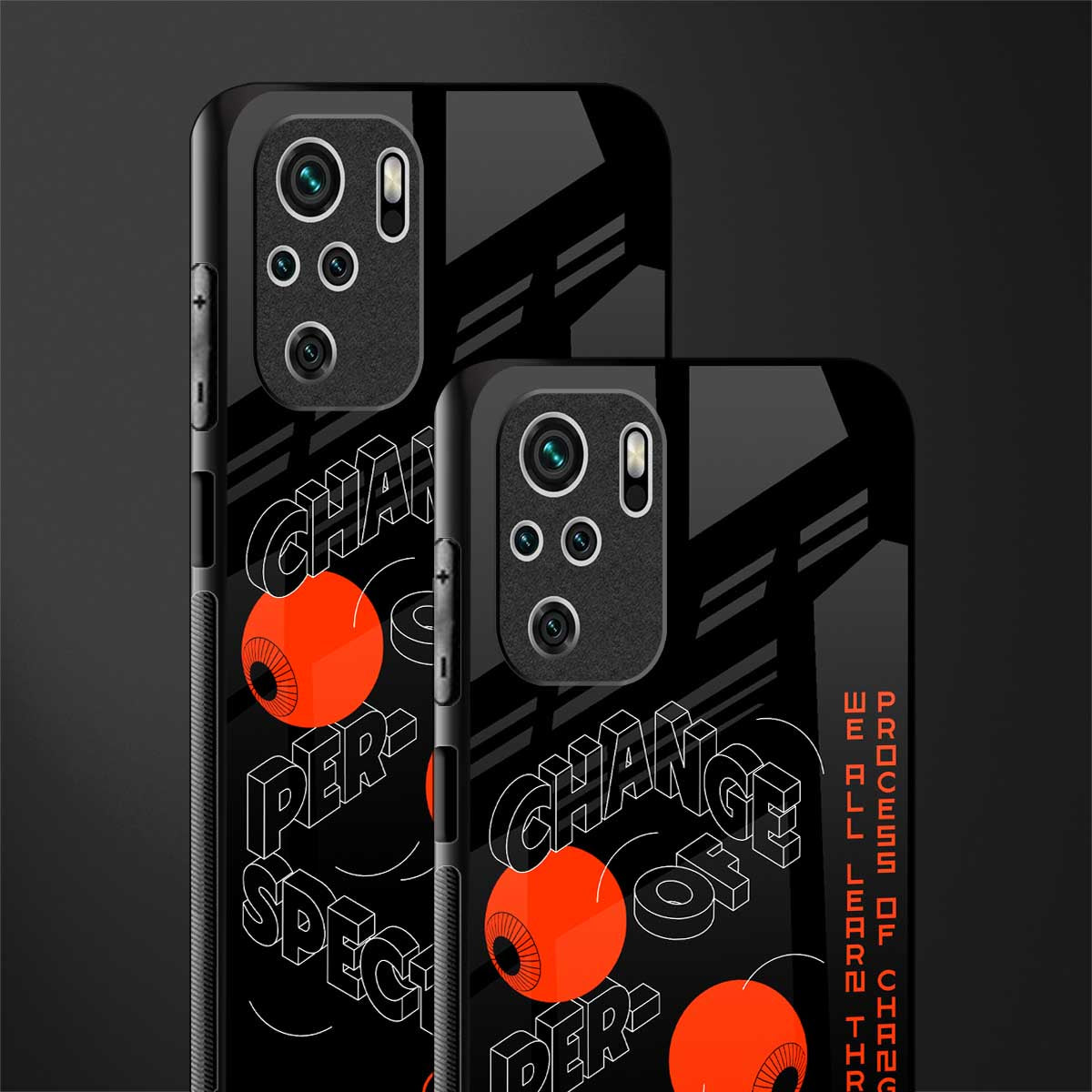 change of perspective glass case for redmi note 10s image-2