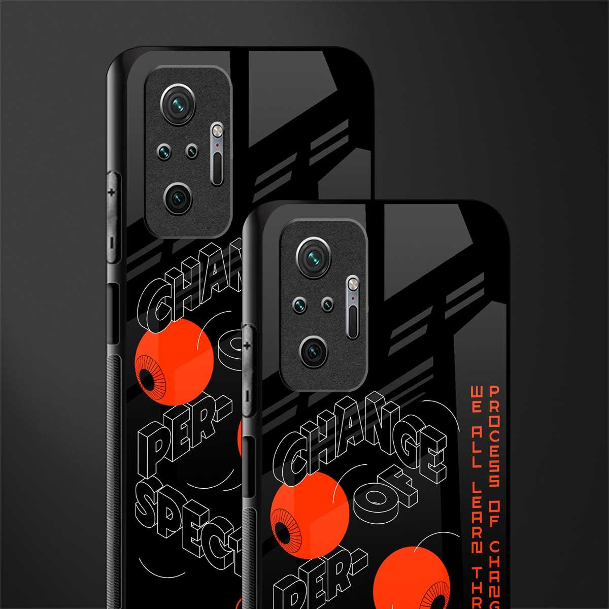 change of perspective glass case for redmi note 10 pro image-2