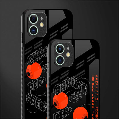 change of perspective glass case for iphone 11