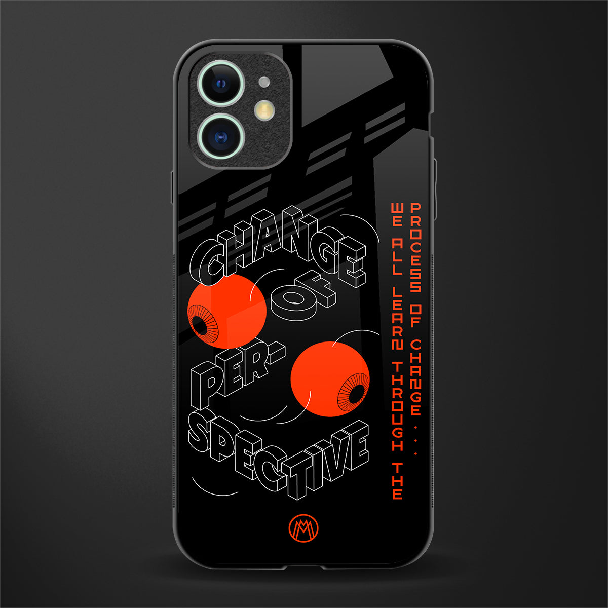 change of perspective glass case for iphone 12 mini image
