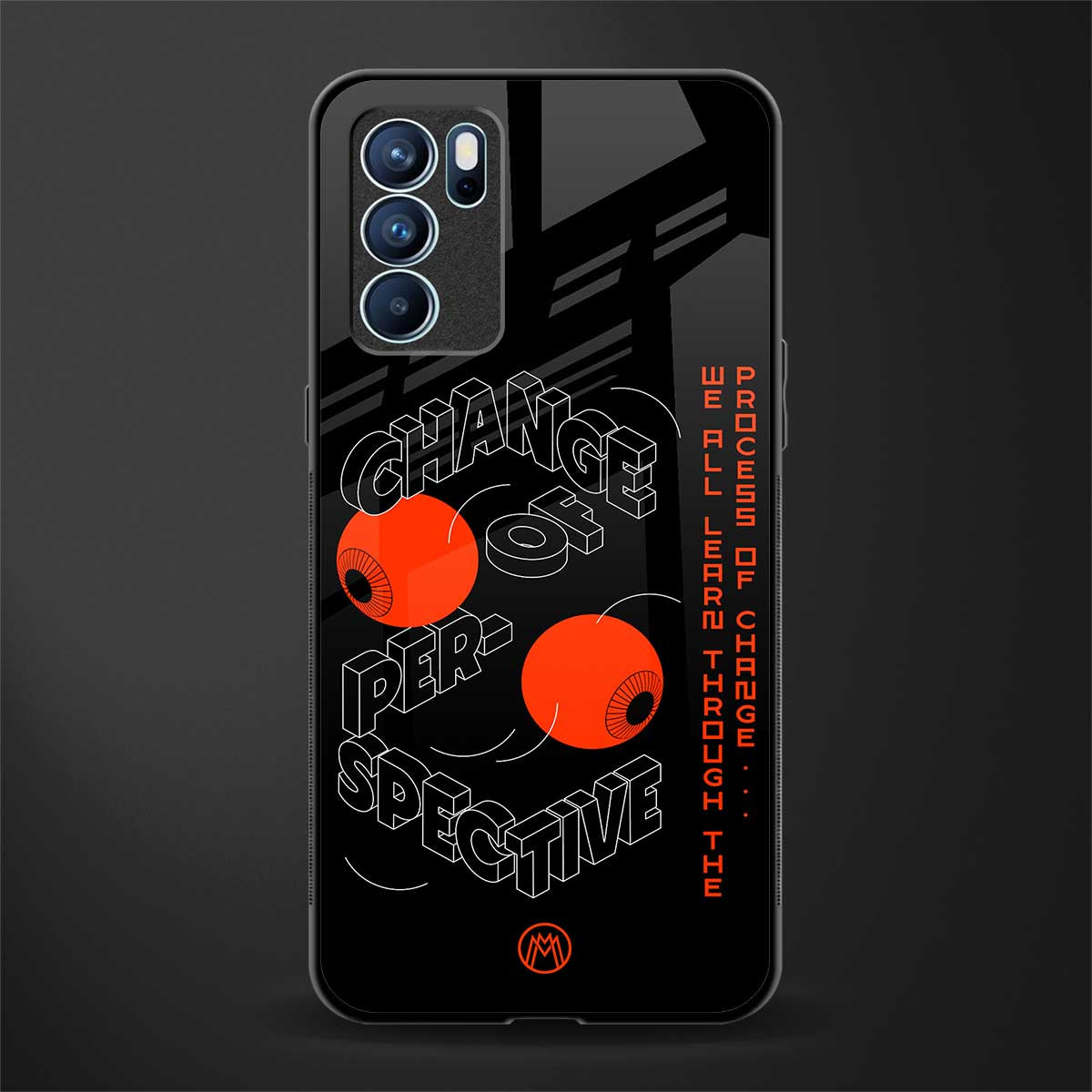 change of perspective glass case for oppo reno6 5g image