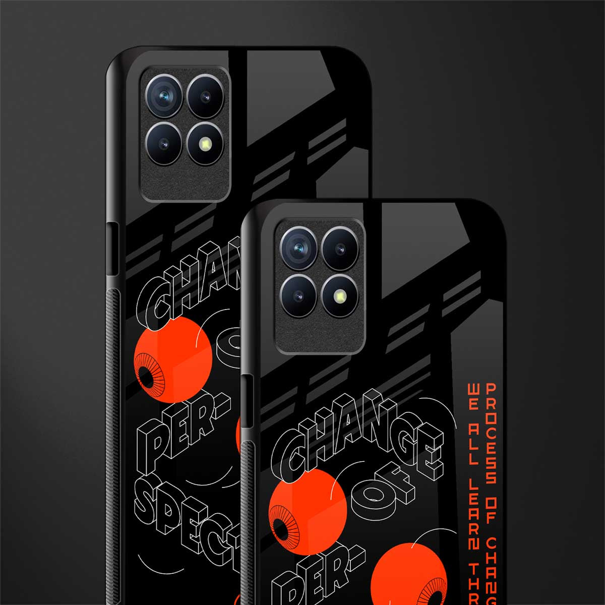 change of perspective glass case for realme 8i image-2
