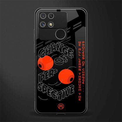 change of perspective back phone cover | glass case for realme narzo 50a