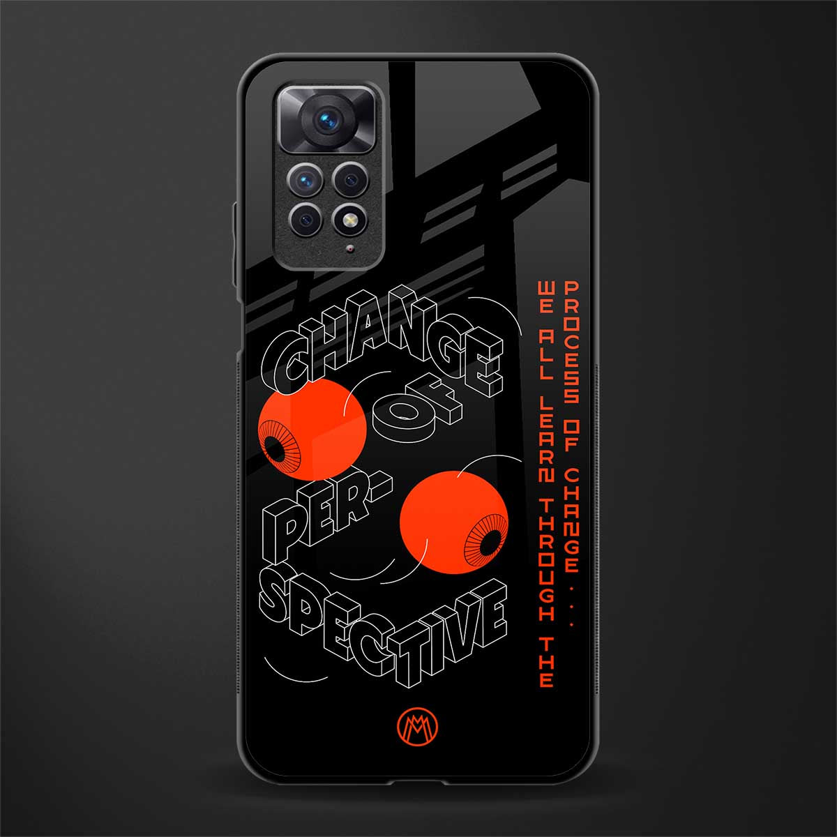 change of perspective back phone cover | glass case for redmi note 11 pro plus 4g/5g