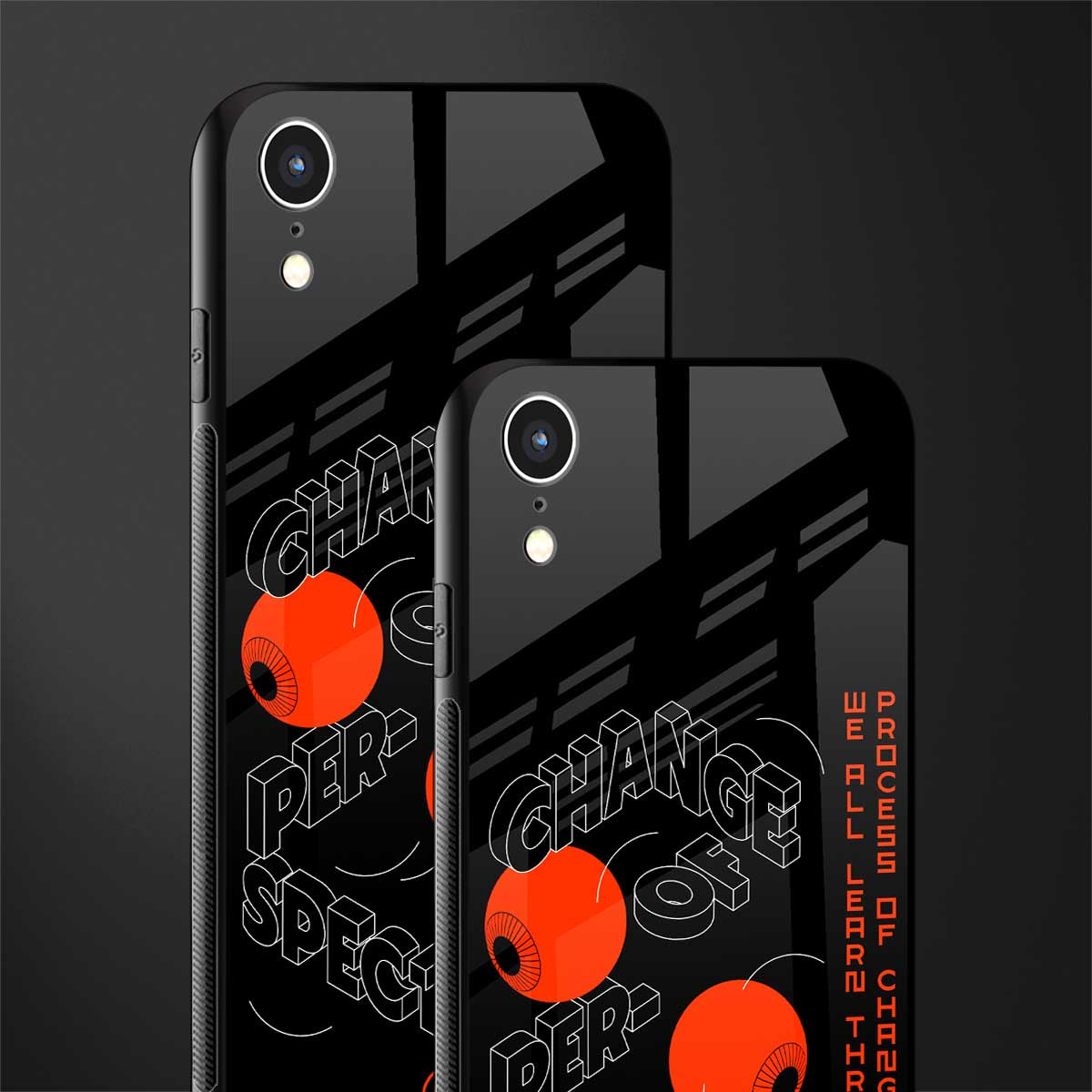 change of perspective glass case for iphone xr image-2