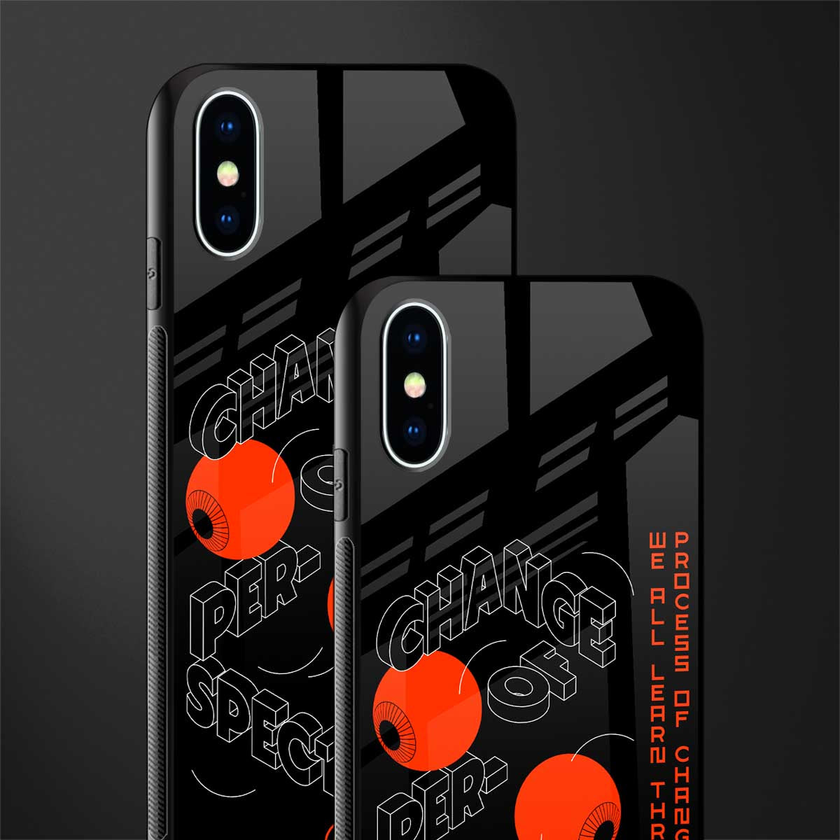change of perspective glass case for iphone xs image-2