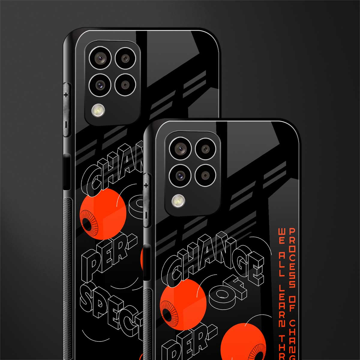 change of perspective back phone cover | glass case for samsung galaxy m33 5g