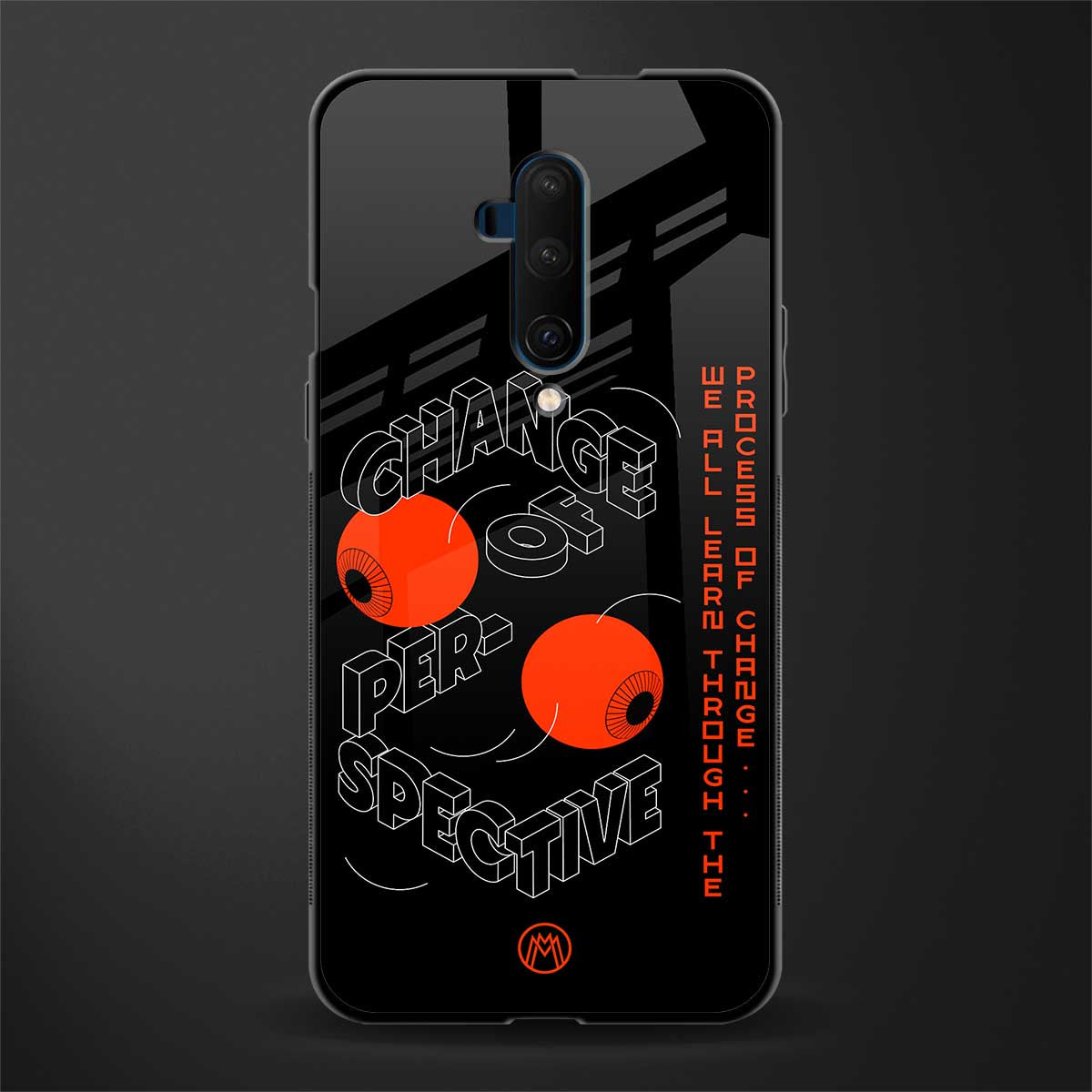 change of perspective glass case for oneplus 7t pro image