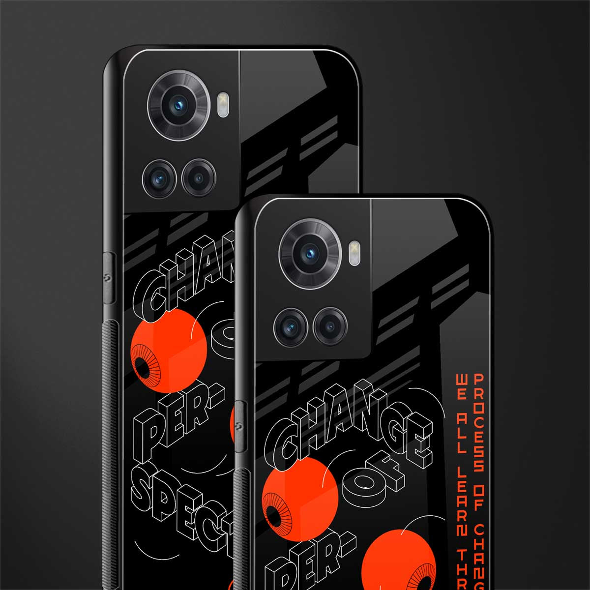 change of perspective back phone cover | glass case for oneplus 10r 5g