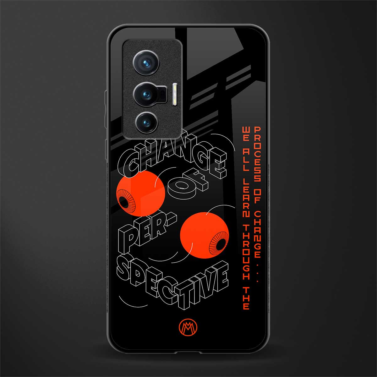 change of perspective glass case for vivo x70 image