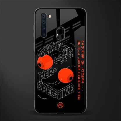 change of perspective glass case for samsung a21 image