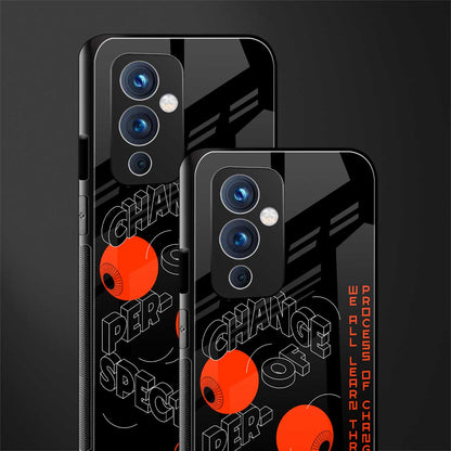 change of perspective back phone cover | glass case for oneplus 9