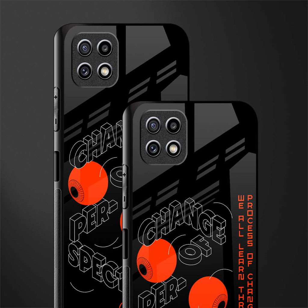 change of perspective back phone cover | glass case for samsung galaxy f42