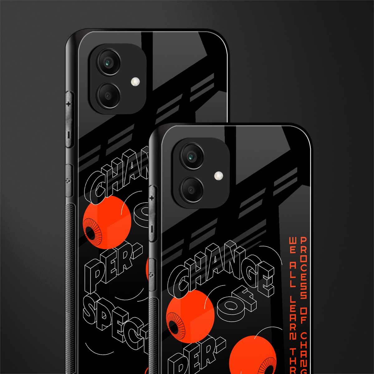 change of perspective back phone cover | glass case for samsung galaxy a04