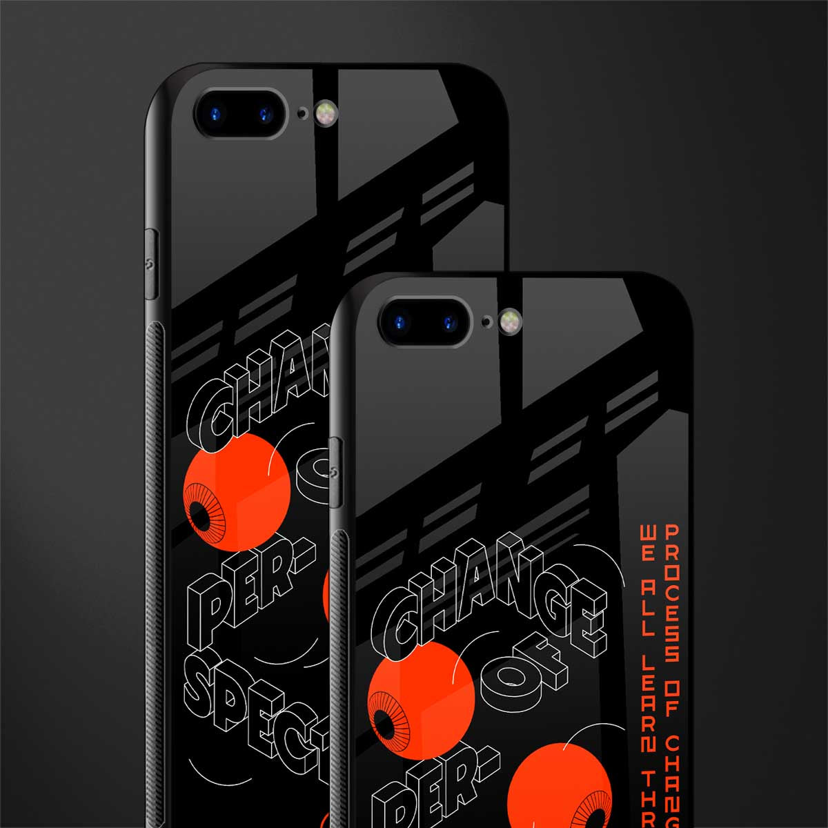 change of perspective glass case for iphone 7 plus image-2