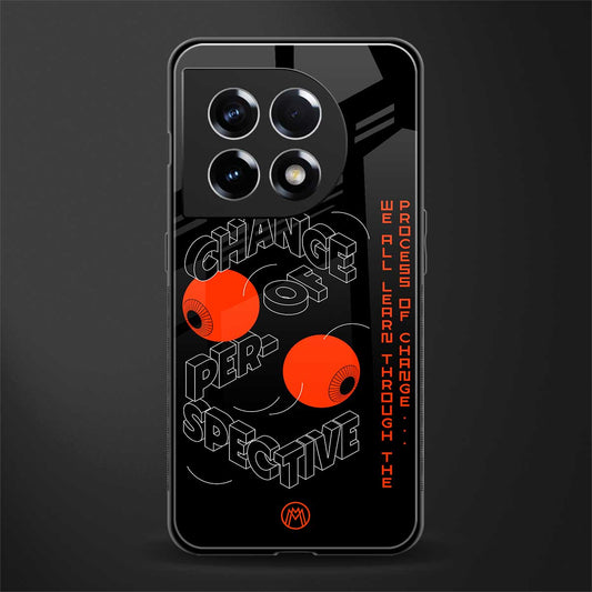 change of perspective back phone cover | glass case for oneplus 11
